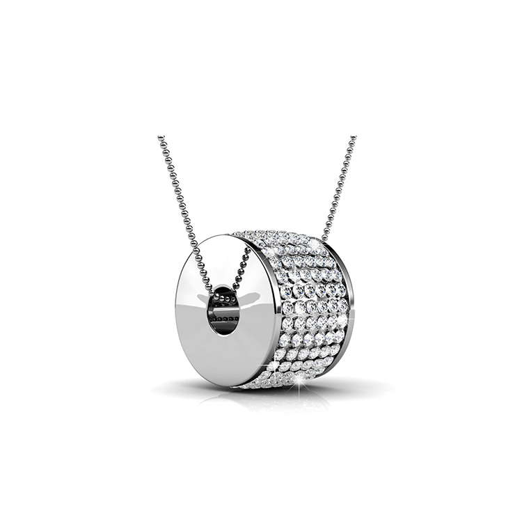 Destiny Jewellery Crystal From Swarovski Roller Pendant & Necklace