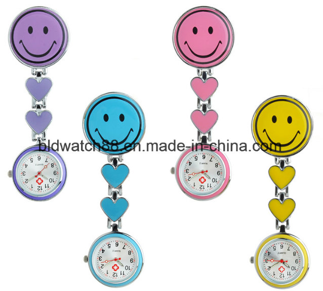 Heart Nurses Hanging Pin Watches Fob