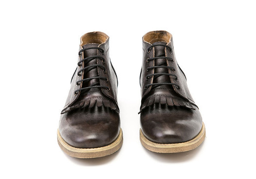 Fashion Genuine Leather Men Lace-up Shoes (NX 441)