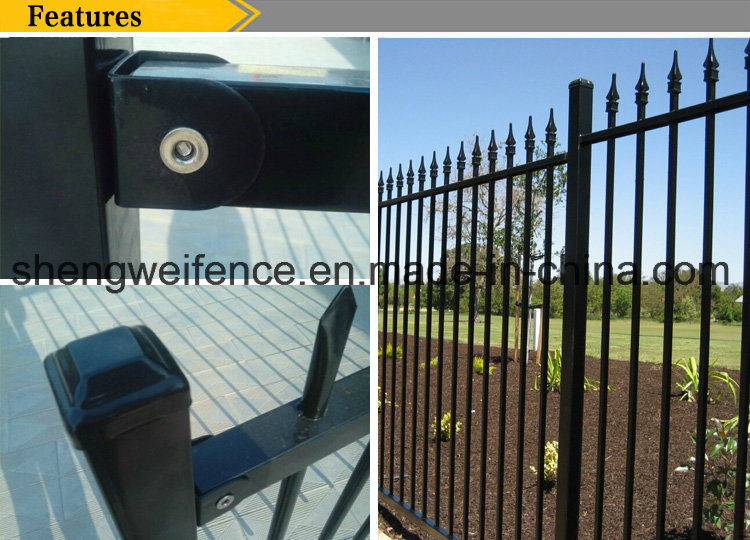 Hot DIP Galvanized Garden Wrought Iron Fence