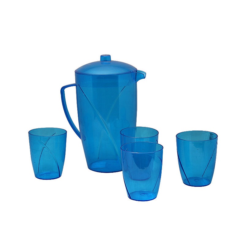 Character Useful Plasric Jug Set One Jug Four Cup