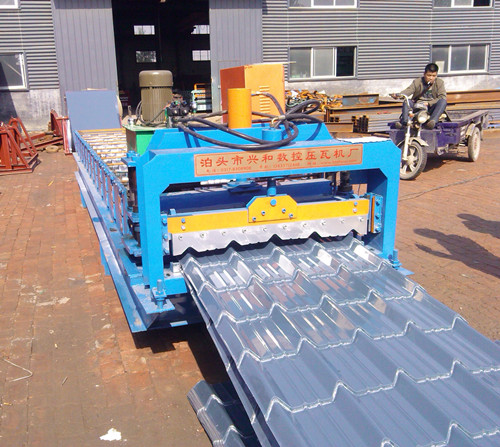 820 Hot Sale Iron Sheet Glazed Roof Making Machine for Building Material