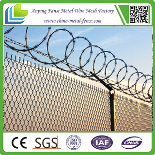 Galvanized Chain Link Fencing with T Post or Y Post