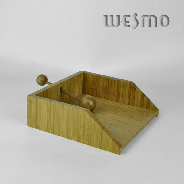 Tabletop Accessory Bamboo Paper Holder