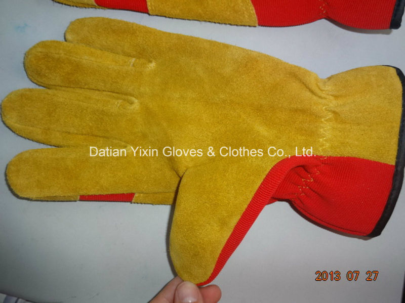 Labor Glove-Working Gloves-Working Leather Glove-Safety Glove-Cow Leather Glove