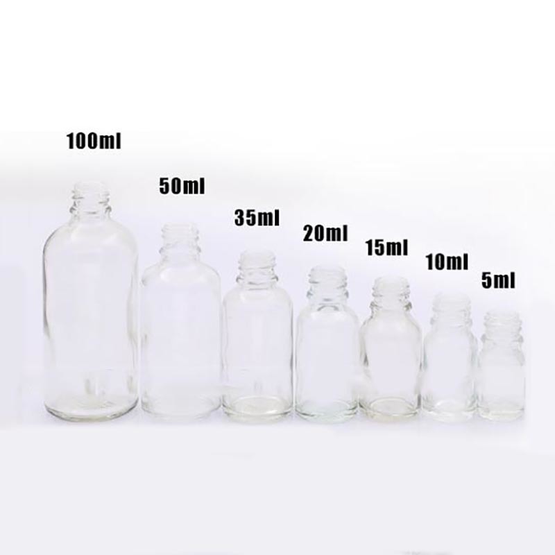 Transparent Essential Oil Glass Bottle (NBG02)