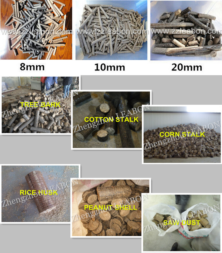 Piston Press to Make Wood Briquettes Calorific Wood Briquette