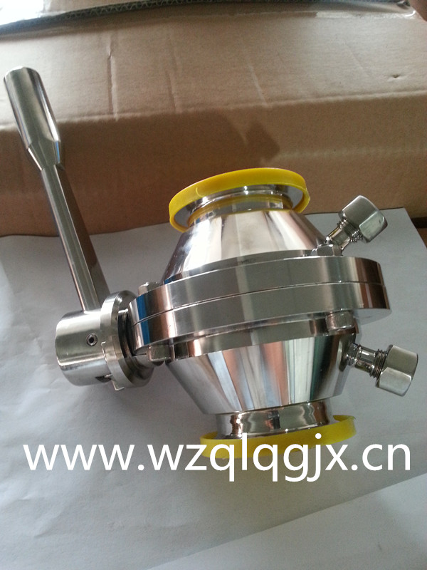 3A Sanitary Stainless Steel Welded Butterfly-Type Ball Valve