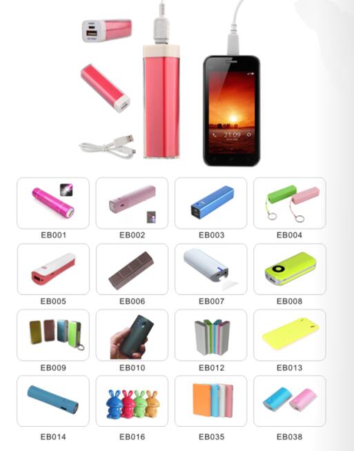 New! 3000mAh Screen Touch Power Bank Charger for Promotion Ep-036