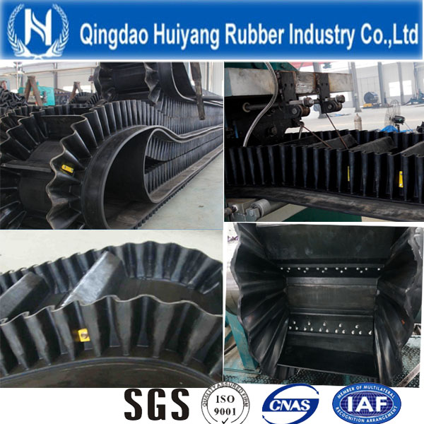 Sidewall Cleat Rubber Conveyor Belt