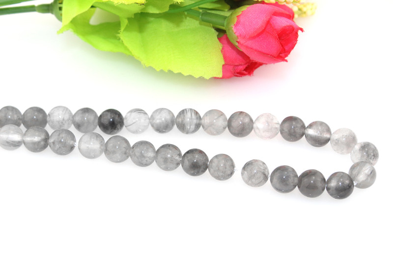 Wholesale Loose Quartz Strands 6 8 10 12mm Cloud Crystal Natural Healing Crystal Beads