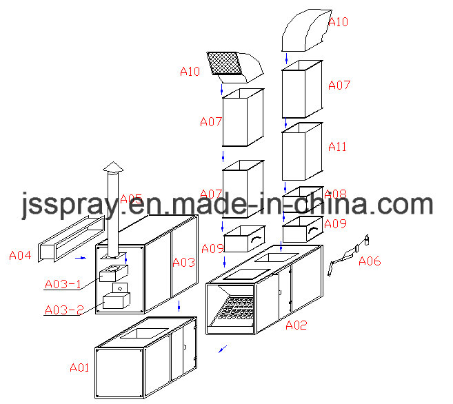 Large Type Car Spray Painting Equipment