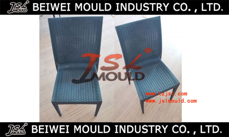 Customized Injection Plastic Armrest Rattan Chair Mould