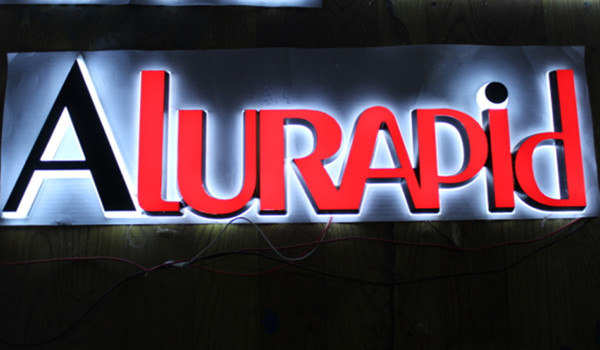Side and Back Lit LED Acrylic Channel Letter for Advertising Desplay
