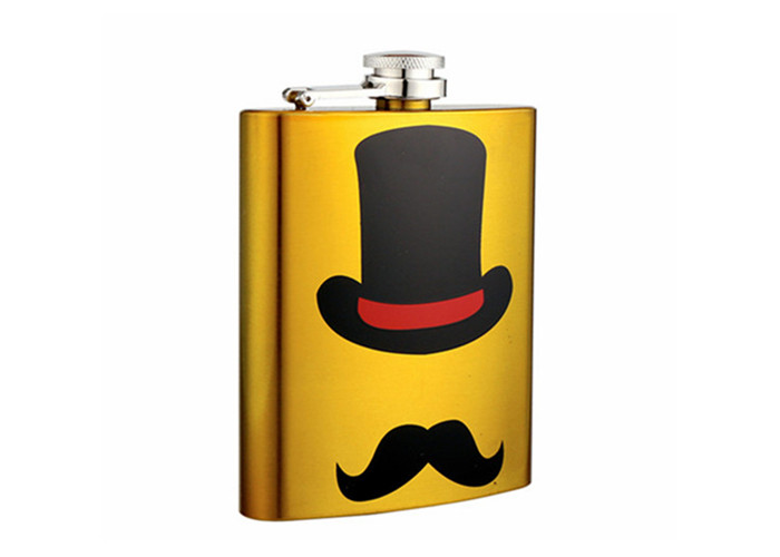 fashion Father's Day Mustache Series Hip Flask Set