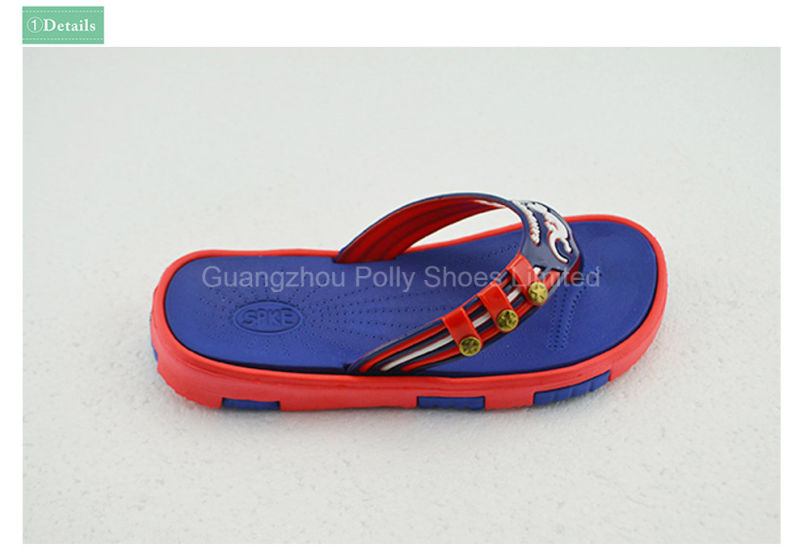 Promotional Heat Transfer Printing EVA Cartoon Flip Flop