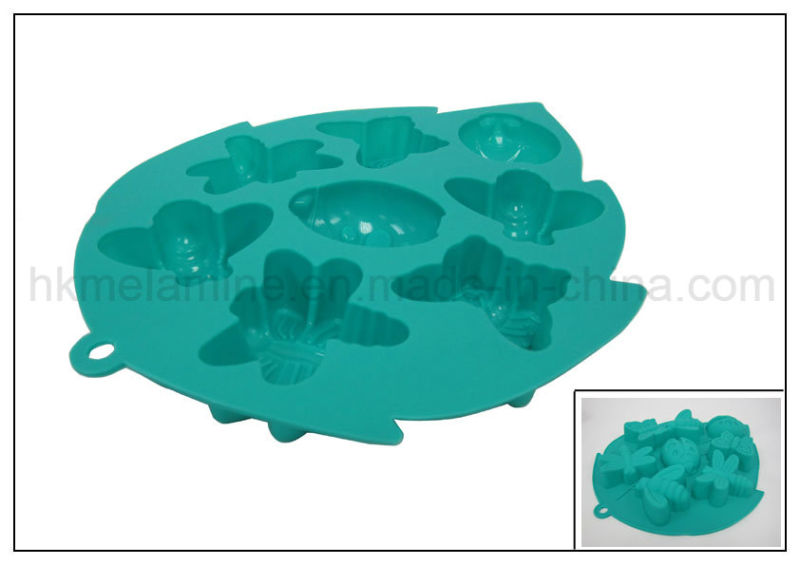 8 Cells Insect Shaped Silicone Cake Mould (RS28)