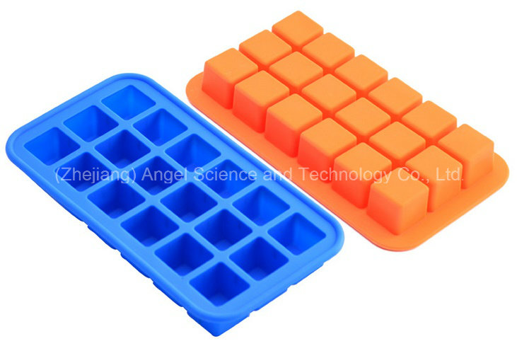 18-Cavity Square Silicone Ice Mold Maker Cube Tray Si12