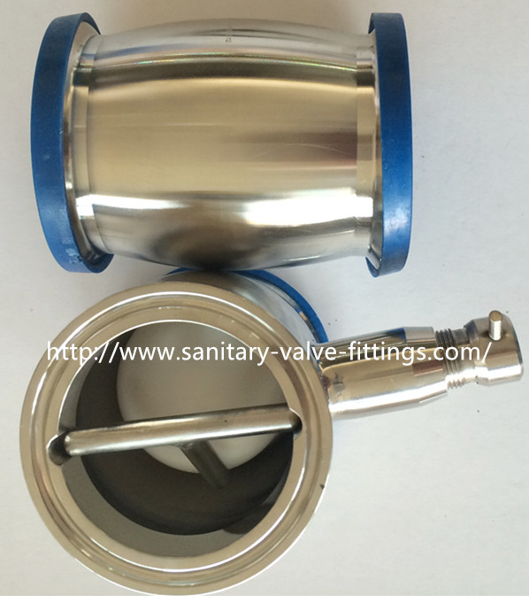 50mm to 38mm Stainless Steel Reducer Ball Type Hygienic Check Valve for Milk Equipment