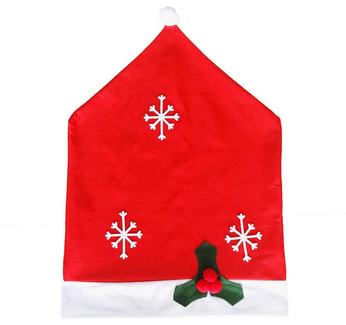 OEM Christmas Chair Cover Decoration and Craft for Promotion Gift