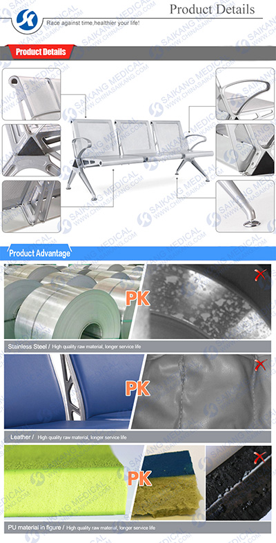 Cheap Waitingroom Chair for Rest (CE/FDA/ISO)