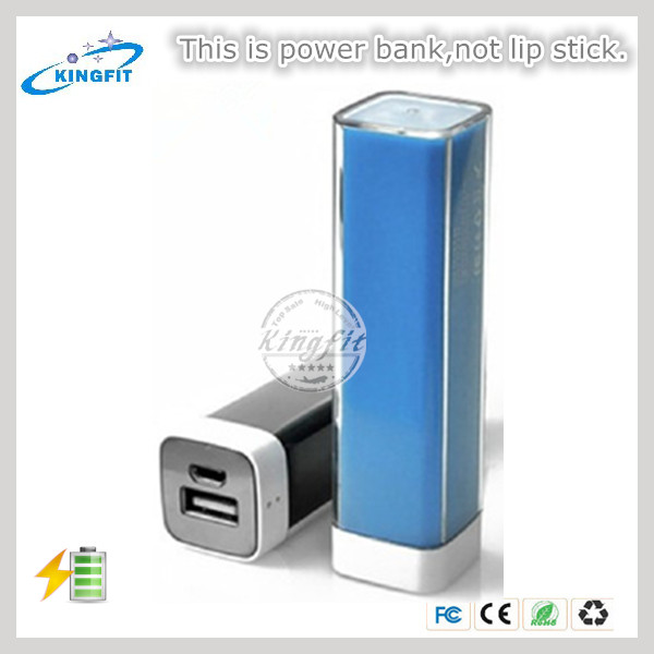 Hot! Universal Lipstick Power Bank Charger 2200mAh