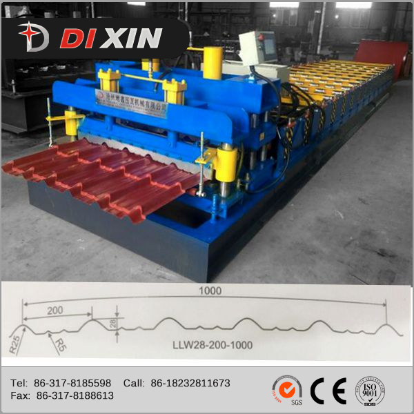 Automatic Color Steel Glazed Tile Forming Machine