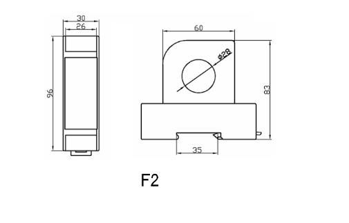 Gdb-I1f2 Series Single-Phase Current Sensor/ Transducer