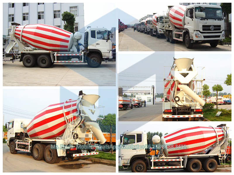 Dongfeng Kinland 6X4 Cummins 12m3 Concrete Pump Mixer Truck