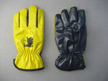 Nitrile Laminated Full Acrylic Pile Winter Glove-5403