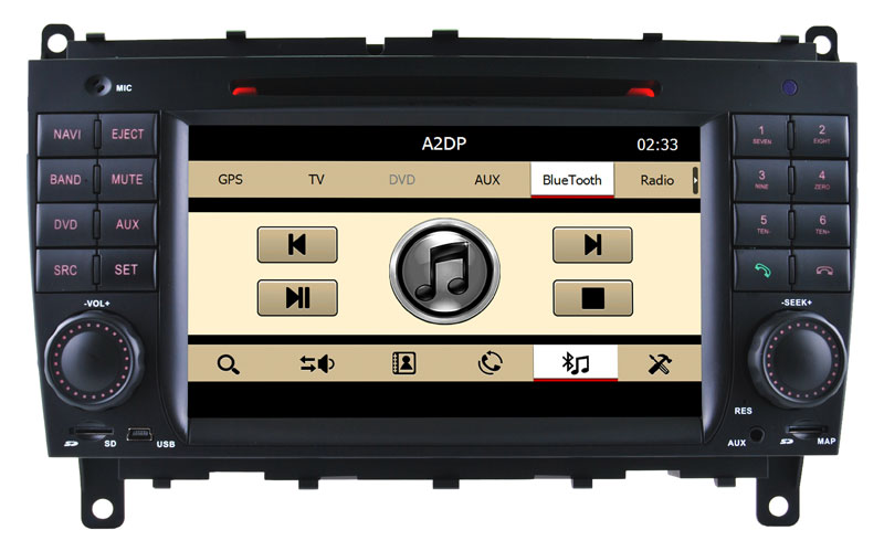 Auto DVD Player for Benz Clk W209 GPS Navigaitor