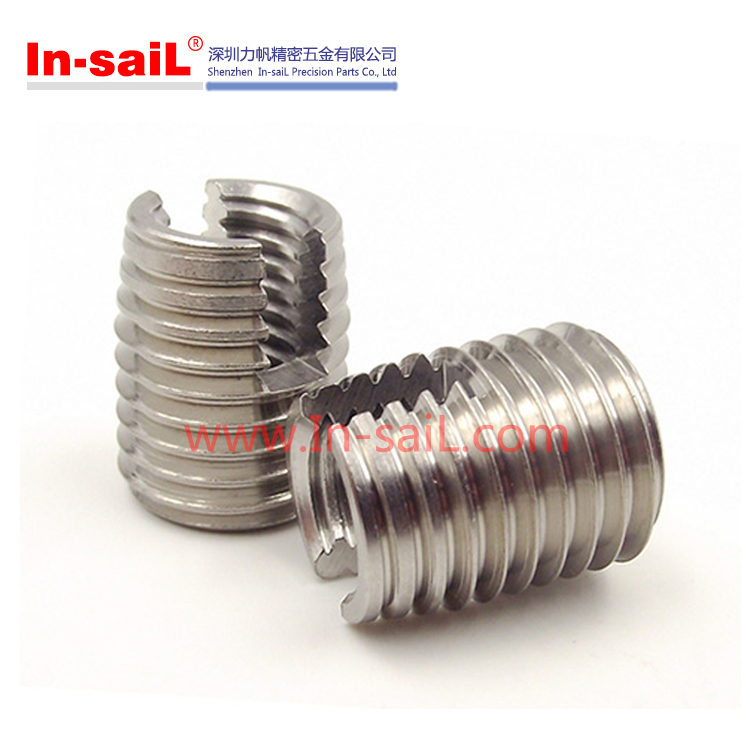 Stainless Steel Spiral-Locking Threaded Inserts