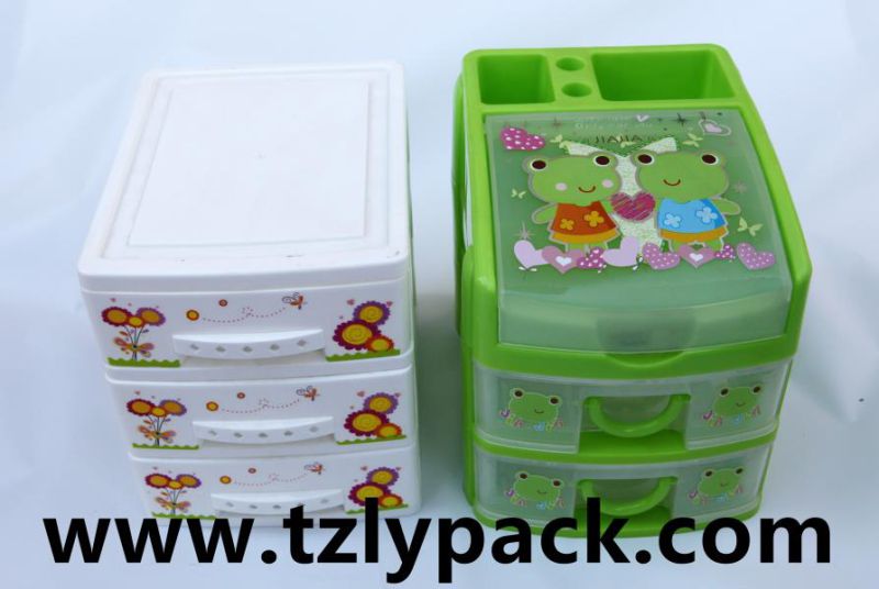 Cute Bear, Lovely Flower, Heat Transfer Film for Plastic Small Sorting Box