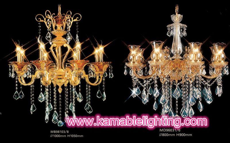 Decoration Projection Crystal Chandelier Lighting (MD96016-8+4)