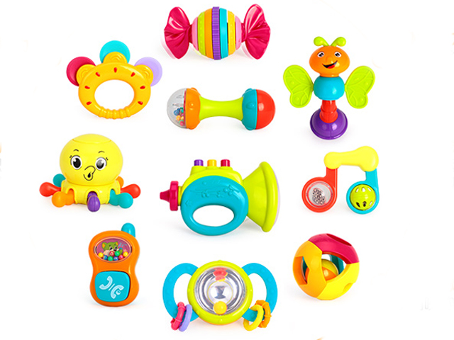 Lovely Baby Toy Plastic Baby Rattle H0895090)