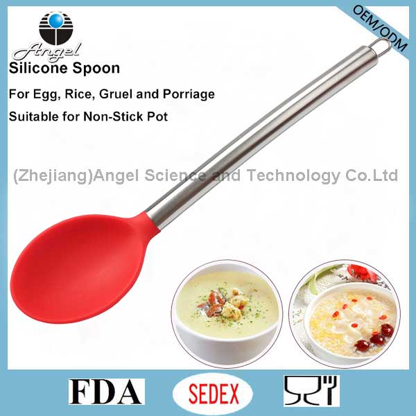 Holiday Promotional Silicone Kitchen Utensil Set: Silicone Scoop Sk19