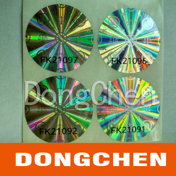 Roll Security Holographic Laser Anti-Fake Sticker