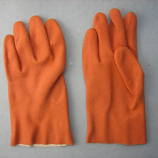 13G Terry Cloth Liner PVC Coated Glove-5132