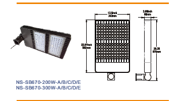 Waterproof IP65 HID Mhl Retrofit 200W LED Canopy Retrofit Shoe Box Light