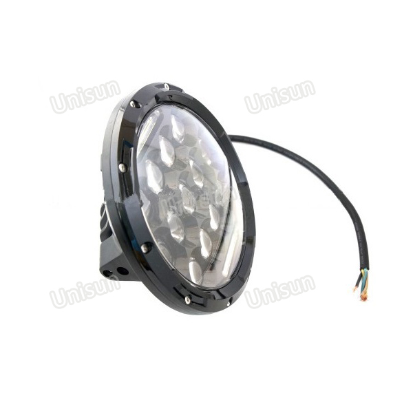 12V 7inch 75W LED Headlight High/Low Beam with DRL