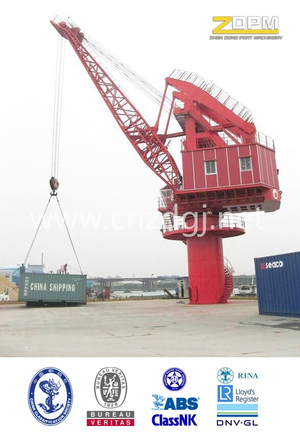 Marine Portal Crane Luffing with Rack