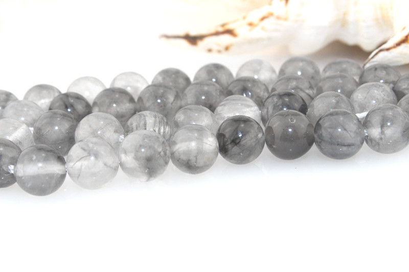 Wholesale Loose Quartz Strands 6 8 10 12mm Cloud Crystal Natural Healing Crystal Beads