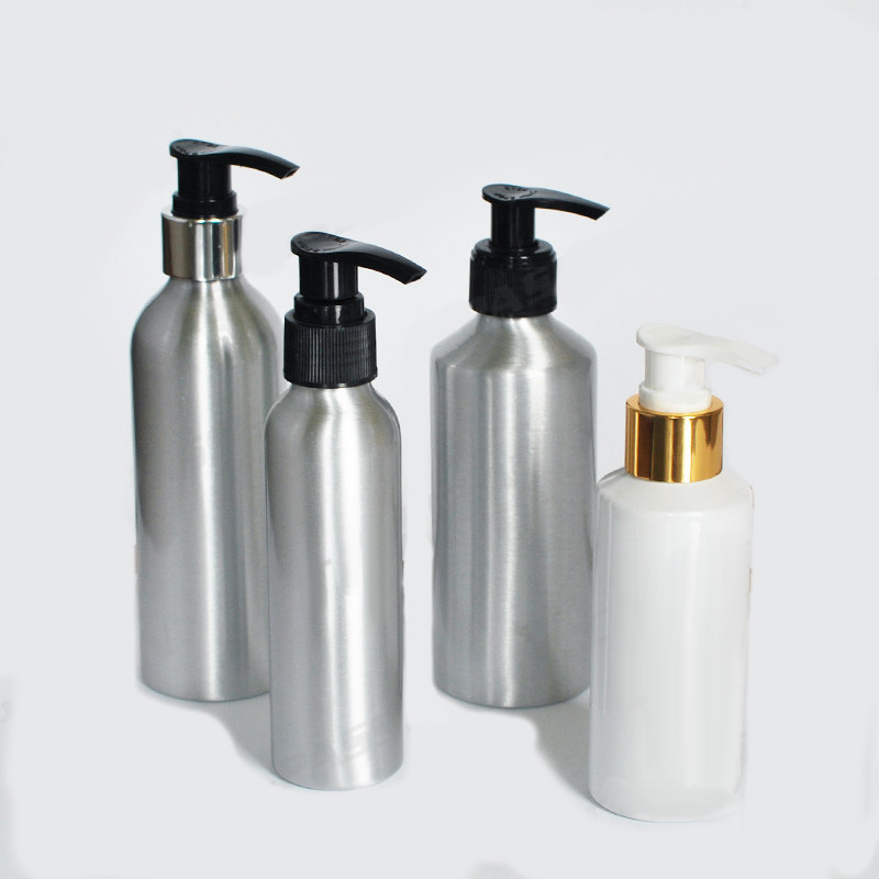 Aluminum Bottle with Lotion Pump (NAL07)