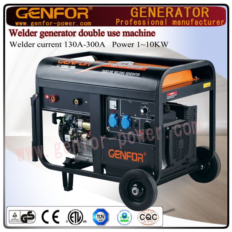 Open Type New Design Electric Single Phase 200A Gasoline Welder Generator for Sale