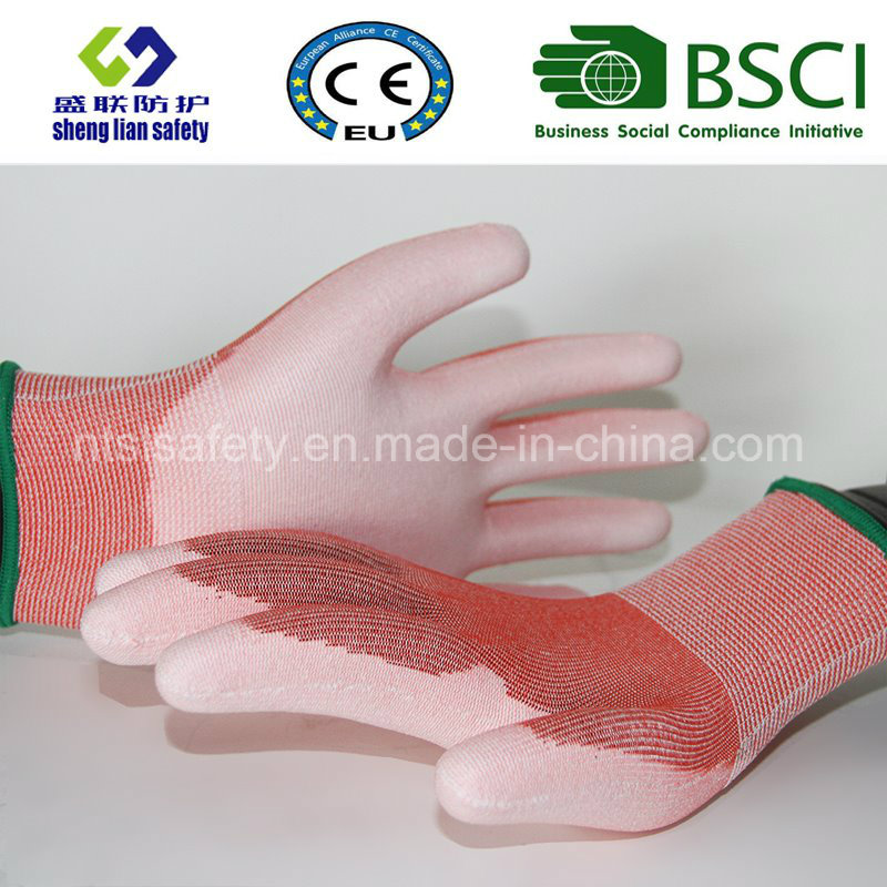 18g Cut Resistant Safety Work Glove with PU Coated