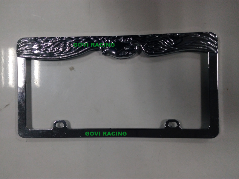 Custom License Plate Frames with ABS 312X160mm Chromed Plate Holder