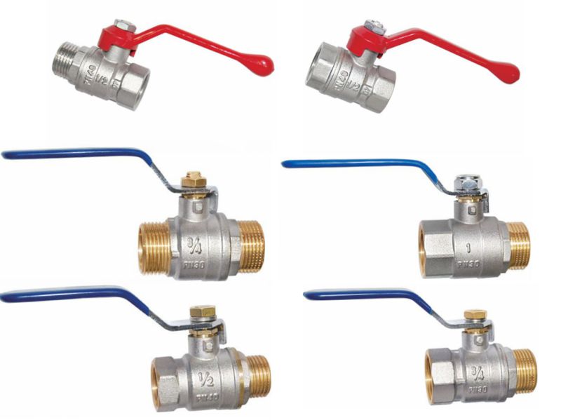 Brass Water Ball Valves with Long Handle (a. 7012)