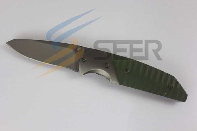 420 Stainless Steel Folding Knife (SE-718)