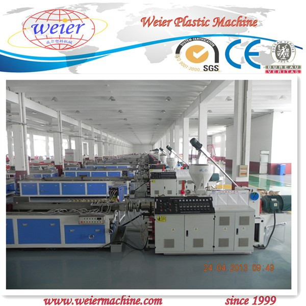 Twin Screw WPC Decking Profile Plastic Machine (Weier Series)