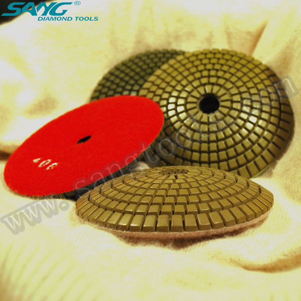 Diamond Flexible Polishing Pad For Marble